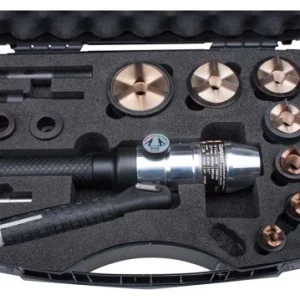 01654 ALFRA ruční hydraulický prostřihovací nástroj přímý, kufr s razníky M16-M63 pro nerez Finální Výprodej