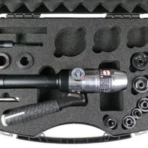 00000 ALFRA ruční hydraulický prostřihovací nástroj přímý, kufr s razníky Pg9-Pg21+30,5mm STANDARD Přímo Od Výrobce