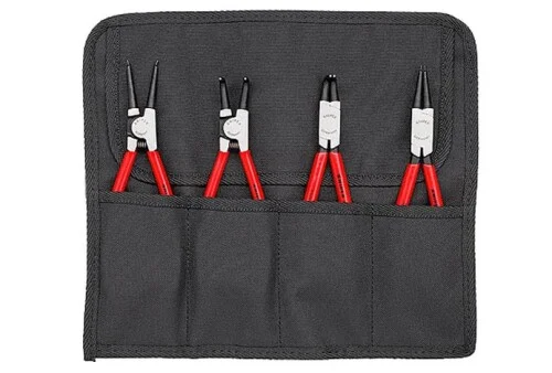 001956 KNIPEX 4-dílná sada kleští SEEGER pro vnitřní a vnější pojistné kroužky Ověřený