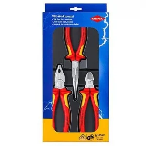 002012 KNIPEX sada 3ks kleští do 1000V v kartonu Doprava Zdarma