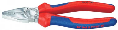 0305140 KNIPEX kleště kombinované, chromované, dvoukomponentní rukojeti, délka 140mm Kup Teď