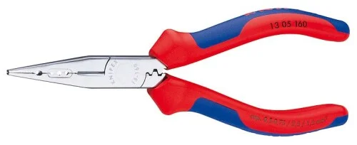 1305160 KNIPEX kleště drátovací chromované, dvoukomponentní rukojeti, délka 160mm Omezená Nabídka