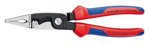 1382200 KNIPEX kleště kombinované elektro, dvoukomponentní rukojeti, délka 200mm Originální
