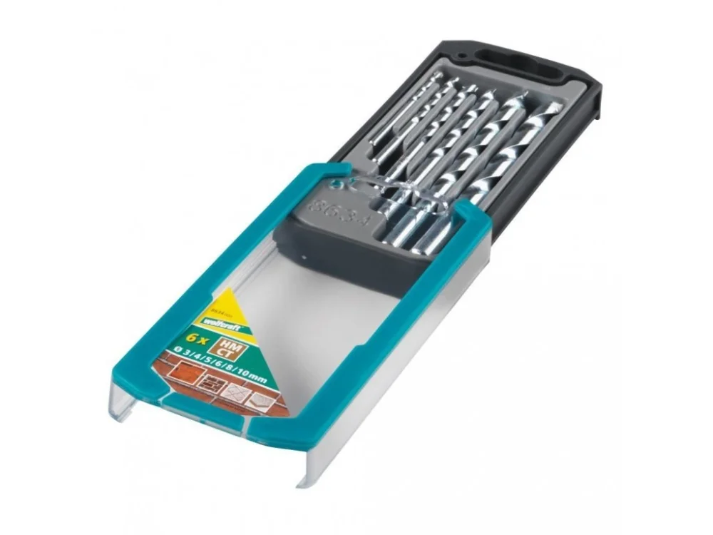 Nejlepší Volba Wolfcraft Sada 6ks vrták do kamene HM o3-10mm 8634000