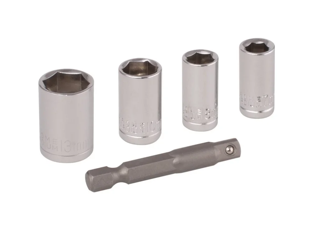 Wolfcraft sada nástrčkových klíčů 7+8+10+13+adaptér2413000 Super Cena