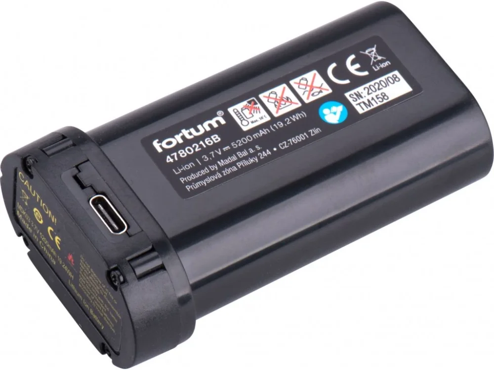 baterie akumulátorová k laserům, 3,7V, Li-ion, 5200mAh (19,2Wh) Poslední Šance
