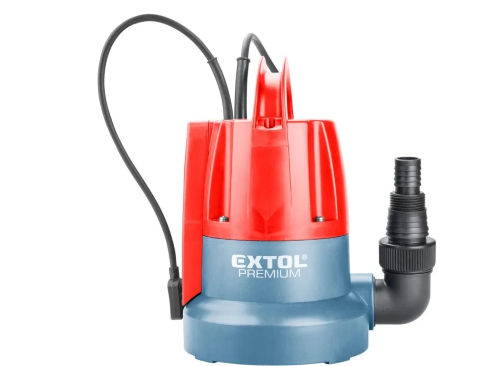 Levný čerpadlo ponorné, pro čerpání do sucha, 400W