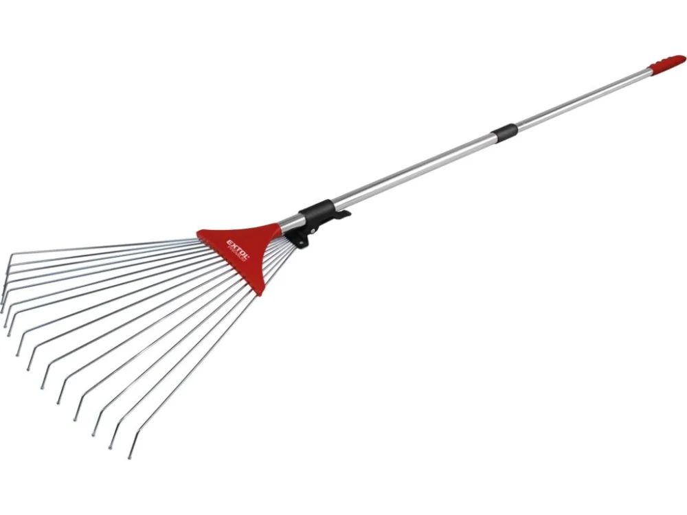 hrábě nastavitelné s teleskopickou násadou, délka 80-158cm, šířka 18-59cm Oblíbený